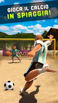 Spara Goal - Beach Calcio Screen Shot 0