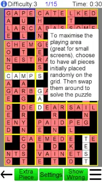 Jigsaw Crossword   Screen Shot 3