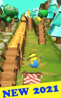 Subway Banana Run 3D : Jungle Dash Adventure Screen Shot 1
