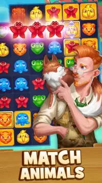 Animal Drop – Free Match 3 Puzzle Game Screen Shot 0