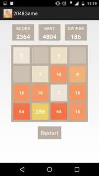 2048 Game Screen Shot 3