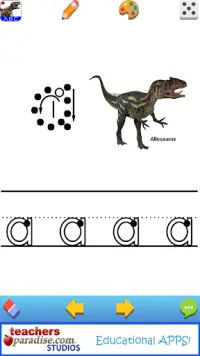 Dino ABC Alphabet Screen Shot 2