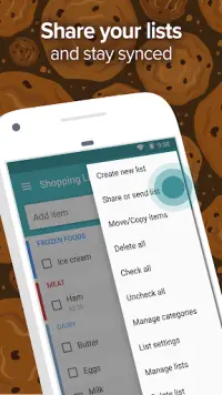 Grocery List App - Out of Milk Screen Shot 2