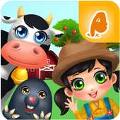fazenda jogo animais e vegetais diversão crianças