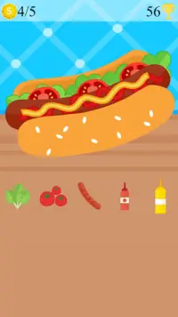 make hot dog cooking game Screen Shot 0