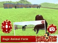 Wild Cow Simulator 3D Game Screen Shot 5