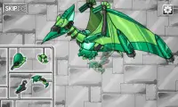 Ptera Green - Combine! Dino Robot Screen Shot 3