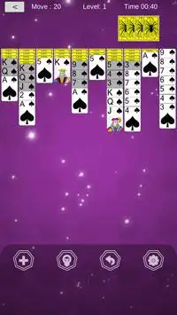 Spider Solitaire Screen Shot 5