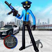 Police Stickman Rope Hero
