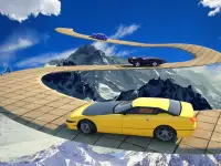 Araba Stunts 3D Ücretsiz Yarışlar: Mega Rampalar Screen Shot 2