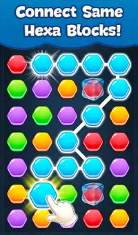 Merge Block Puzzle Games - Color Match Hexa Puzzle Screen Shot 1