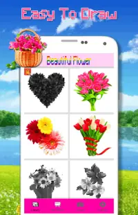 Belle fleur à colorier par nombre - Pixel Art Screen Shot 5