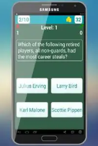 Quiz Game : NBA Trivia Screen Shot 2