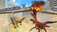 Dinosaur Destroy City Game Screen Shot 3