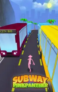Subway Pink Panther World Screen Shot 3