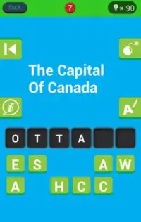 World Capitals - Game Quiz Screen Shot 3