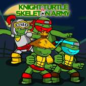 Turtle Knight VS Skeleton Army