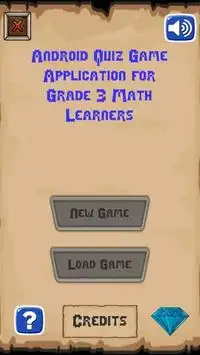 Android Quiz Game App for Grade 3 Math Learners Screen Shot 0