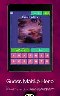 Guess Mobile Hero Quiz Screen Shot 9