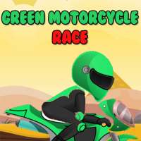 Green Motorcycle Race