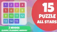 15 Puzzle All Stars Screen Shot 0