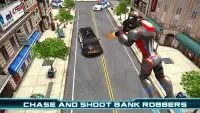 Superhéroe Vuelo Robot Rescate Screen Shot 12