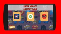 Superhero justice memory game Screen Shot 0