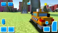 Blocky Car Driving Screen Shot 4