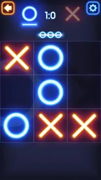 Tic Tac Toe Glow: 2 Players Screen Shot 4