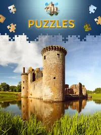 Châteaux Puzzle gratuit Screen Shot 1