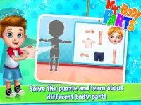 My Body Parts - Human Body Parts Learning for kids Screen Shot 3