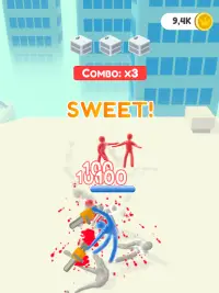 Jelly Fighter : bonbons et bonhommes colorés Screen Shot 18