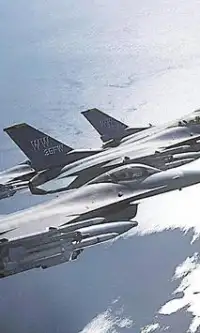 F 16 Fighting Falcon Jigsaw Puzzles Game Screen Shot 2