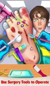 足の手術の病院のシミュレータ：ER医者のゲーム Screen Shot 14