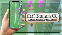 Rail Run: Sliding Run on Roof Screen Shot 3