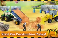 Real Road Construction Simulator - Bagger Spiele Screen Shot 1