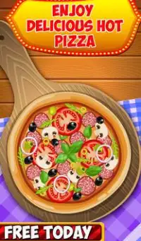 Birthday pizza cooking games:Boneless Pizza Screen Shot 3