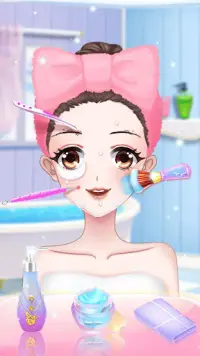 Le Maquillage De Fille Anime Screen Shot 1