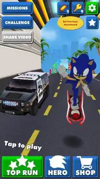 Храм Sonic Subway Rush Screen Shot 0