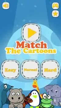 Match The Cartoons: Memory Screen Shot 0