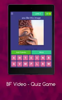 BF Video - Quiz Game Screen Shot 9