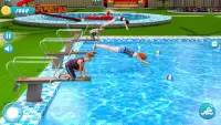Water Park Slide Racing Game Screen Shot 1