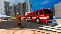 FireFighter Emergency Rescue Game-Ambulance Rescue Screen Shot 2