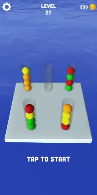 Ball sort puzzle 3D : Ball puzzle game Screen Shot 2