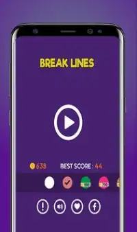 Spiellinien brechen "Freies Spiel" "Break Lines" Screen Shot 0