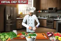 आभासी बावर्ची पाक कला रेस्तरां 3 डी Screen Shot 3
