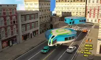 Gyroscopic Elevated Bus Driving: Public Transport Screen Shot 1