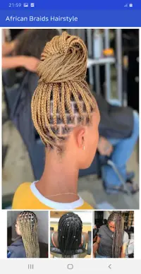 African braids hairstyle 2021 😍 - offline Screen Shot 5