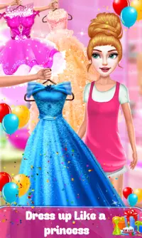 귀여운 패션 소녀 생일 파티 2 :의 Dressup 게임 Screen Shot 5