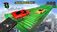 Tricks Master Impossible Car Stunts Racer 2018 Screen Shot 12